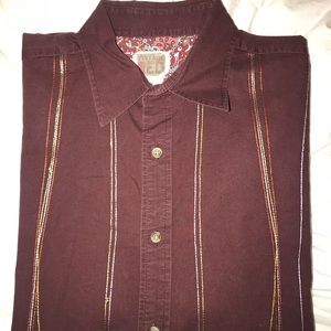 Maroon Button Down